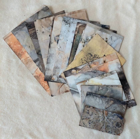 Paper Bundle, Botanical dyed
