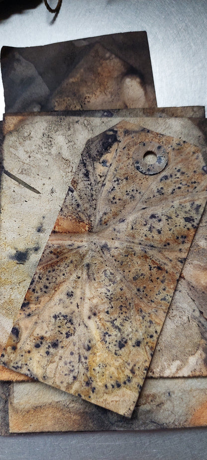 Paper Bundle, Botanical dyed