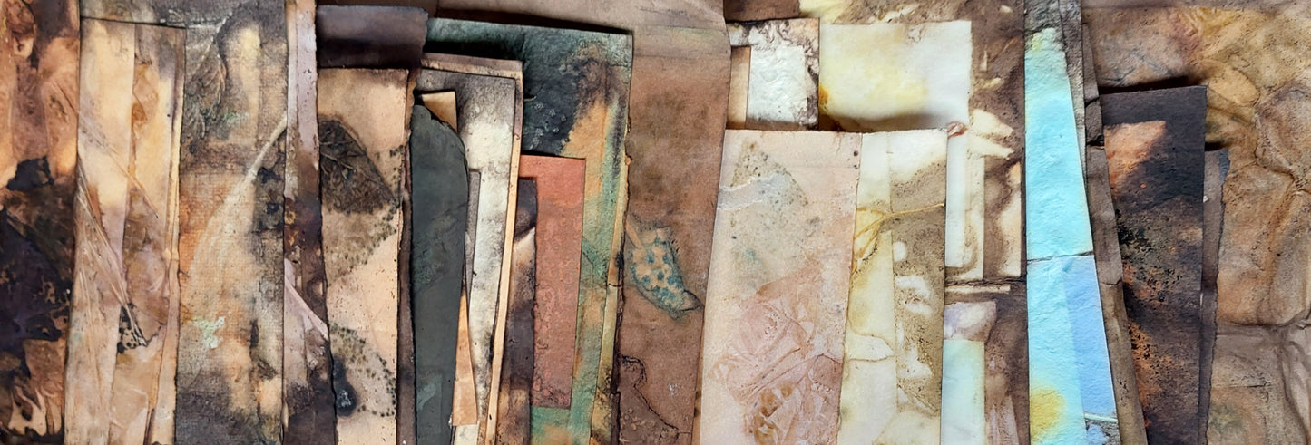 Paper Bundle, Botanical dyed