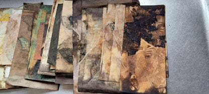 Paper Bundle, Botanical dyed
