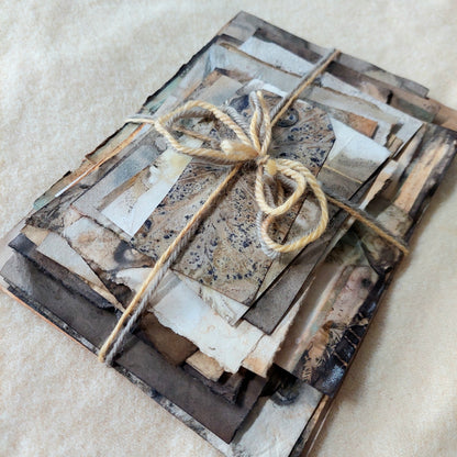 Paper Bundle, Botanical dyed