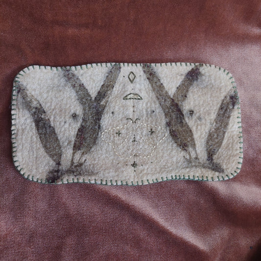 Plant-Dyed Wool Moth Altar Cloth