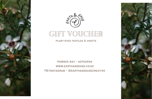 Earth and Ease Gift Voucher