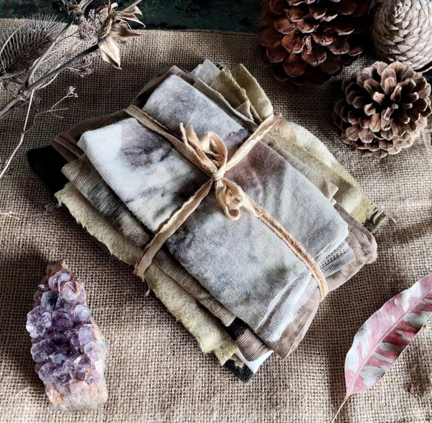 Fabric Bundles - Botanical Dyed