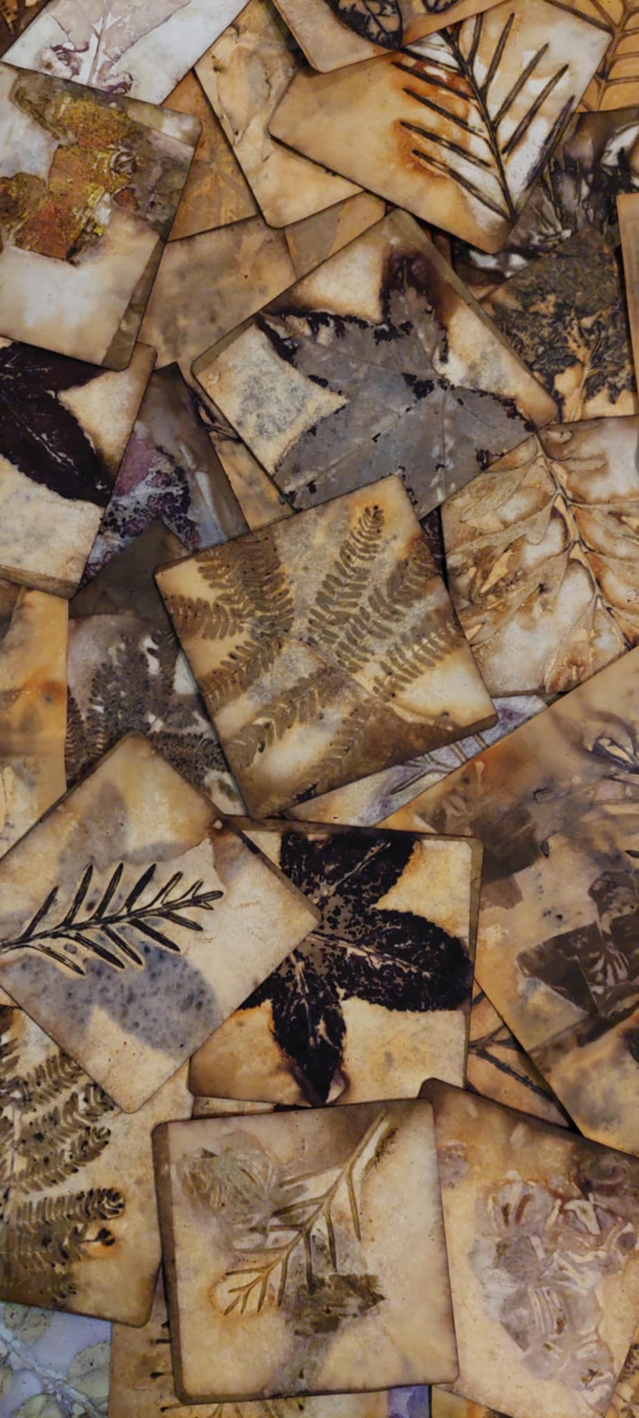 Paper Bundle, Botanical dyed